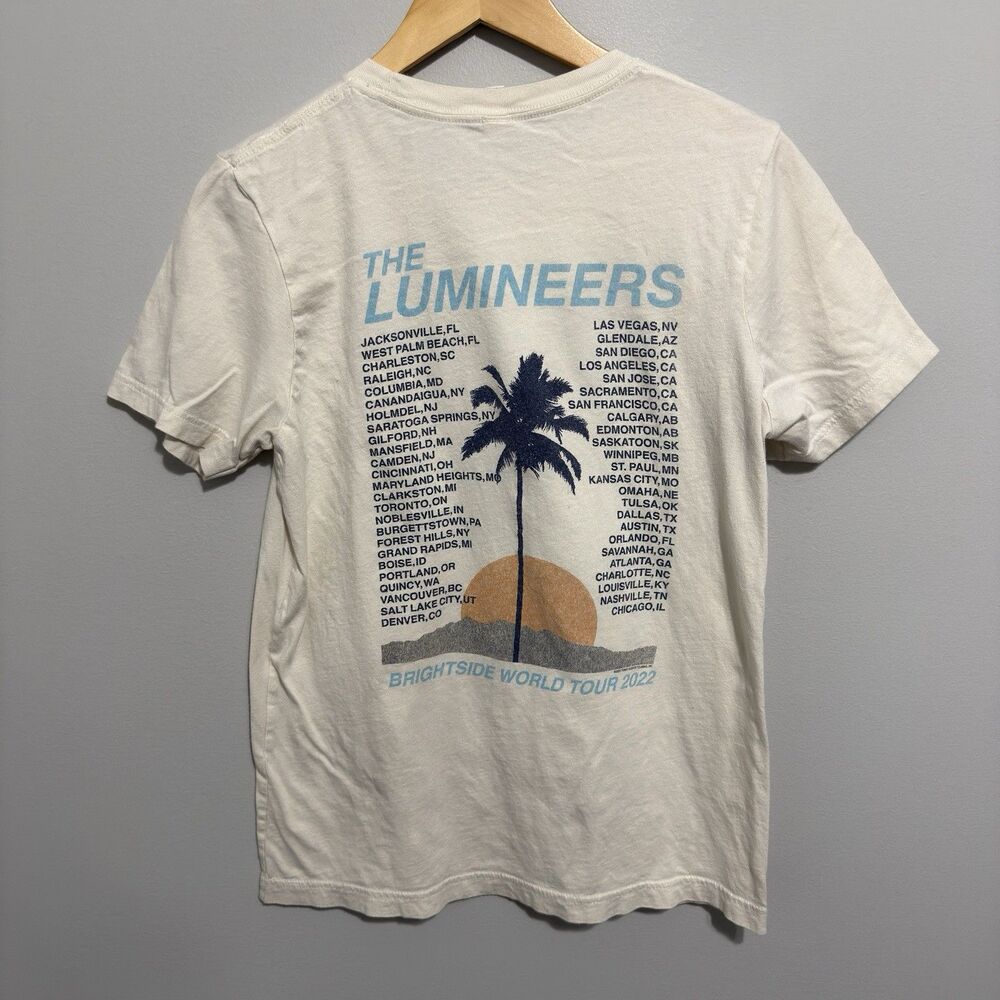 The Lumineers Brightside Tour T Shirt Size M Double-Sided 2022